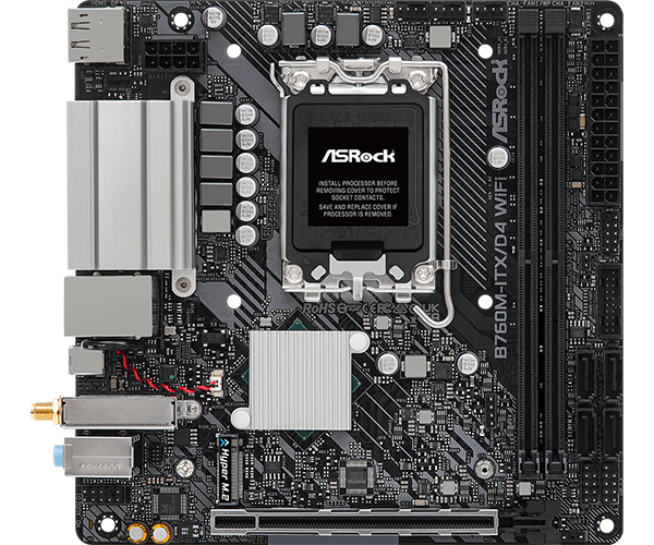 ASRock B760M-ITX/D4 WiFi DDR4,LGA 1700 Mini-ITX Motherboard