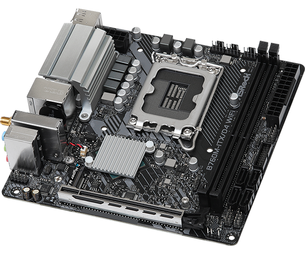 ASRock B760M-ITX/D4 WiFi DDR4,LGA 1700 Mini-ITX Motherboard