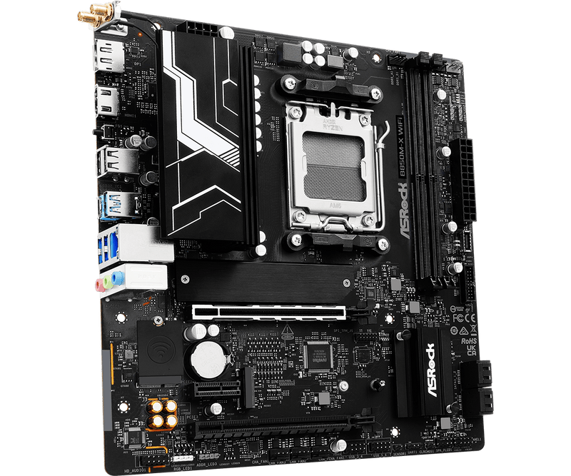 ASRock B850M-X WiFi DDR5,Socket AM5 mATX Motherboard