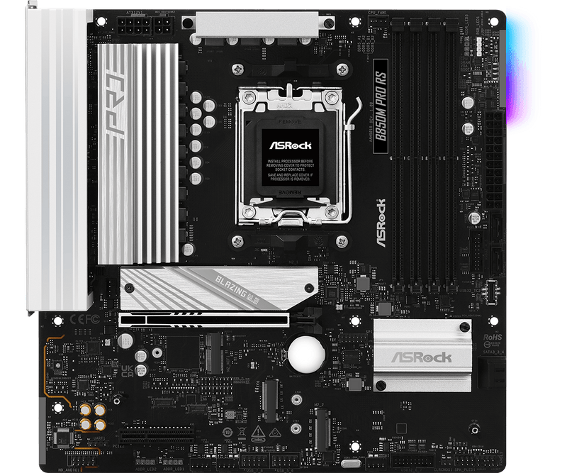 ASRock B850M Pro RS DDR5,Socket AM5 mATX Motherboard