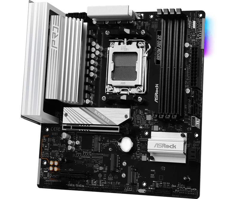 ASRock B850M Pro RS DDR5,Socket AM5 mATX Motherboard