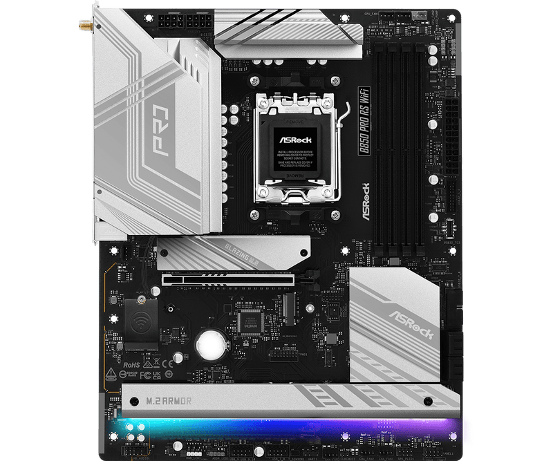 ASRock B850 Pro RS WiFi DDR5,Socket AM5 ATX Motherboard