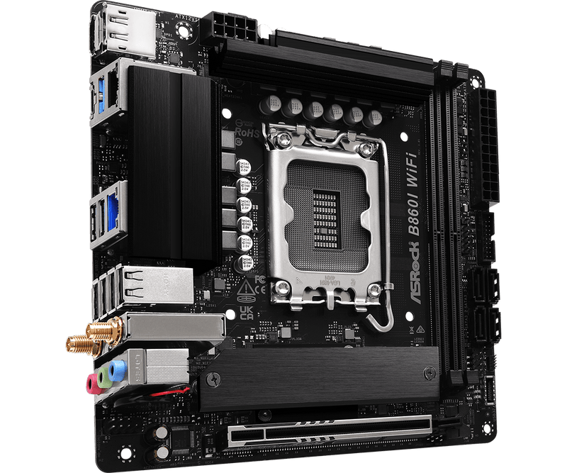 ASRock B860I WiFi DDR5,LGA 1851 Mini-ITX Motherboard