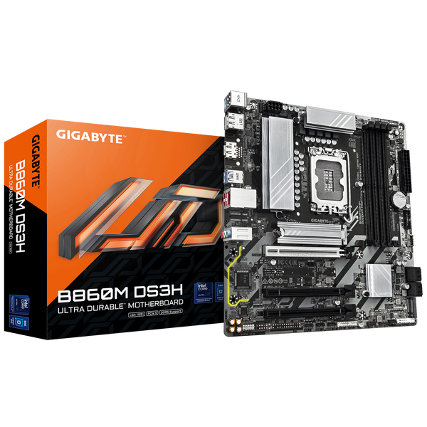 GIGABYTE B860M DS3H DDR5,LGA 1851 mATX Motherboard