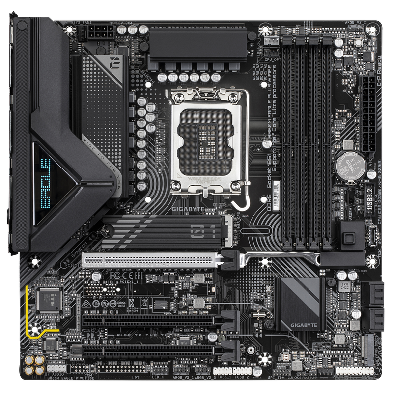 GIGABYTE B860M EAGLE PLUS WIFI6E DDR5,LGA 1851 mATX Motherboard