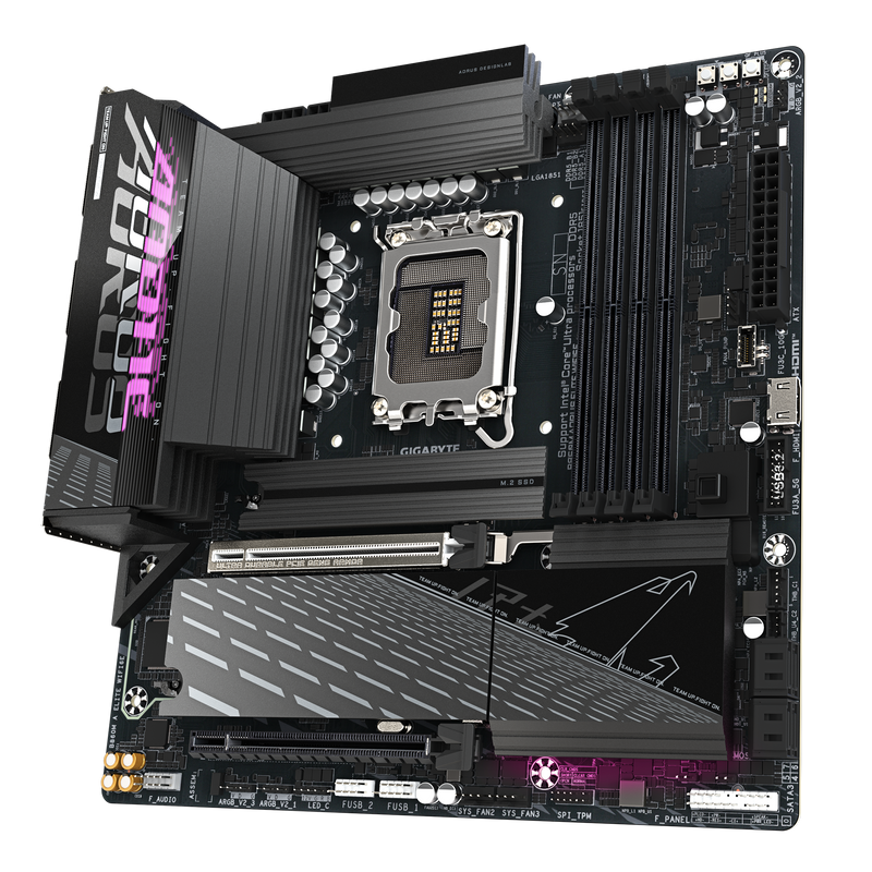 GIGABYTE B860M AORUS ELITE WIFI6E DDR5,LGA 1851 mATX Motherboard