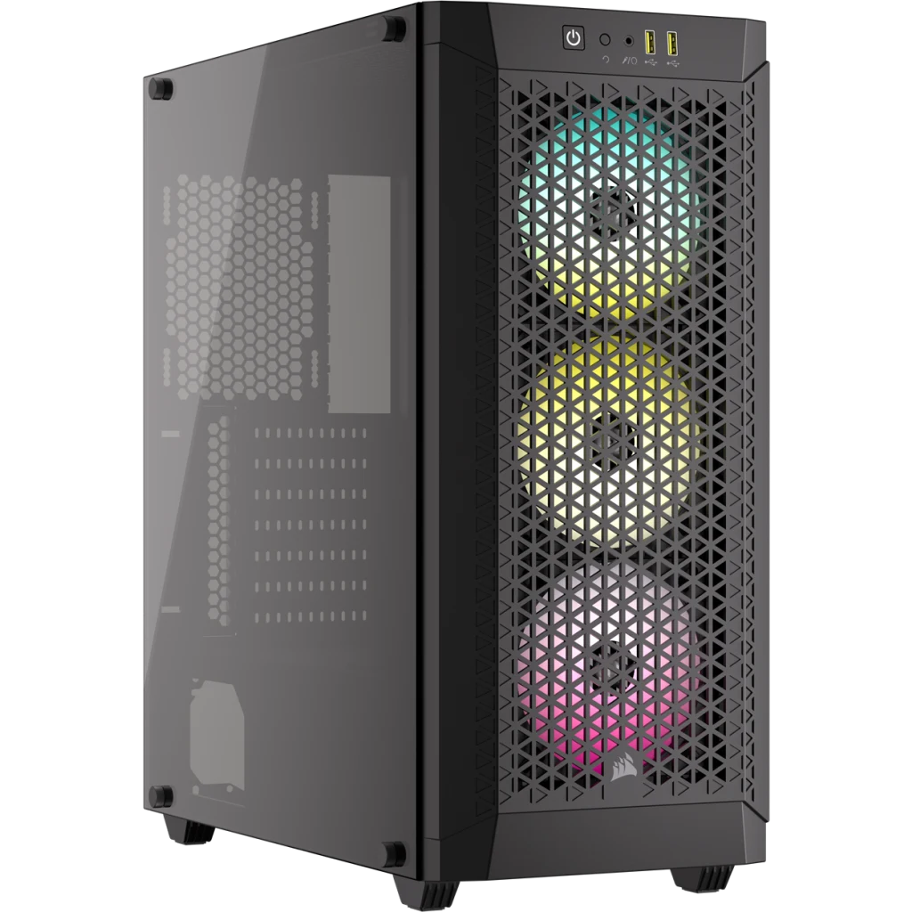 CORSAIR 480T RGB AIRFLOW Black 黑色 Tempered Glass ATX Case CC-9011272-W