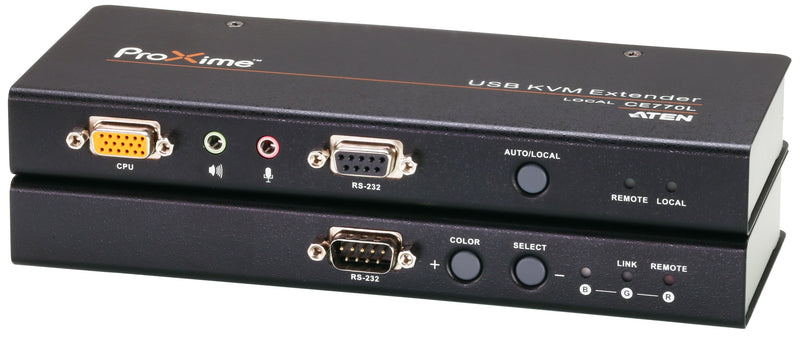 ATEN CE-770 USB KVM Audio Extender w/RS-232, Local & Remote