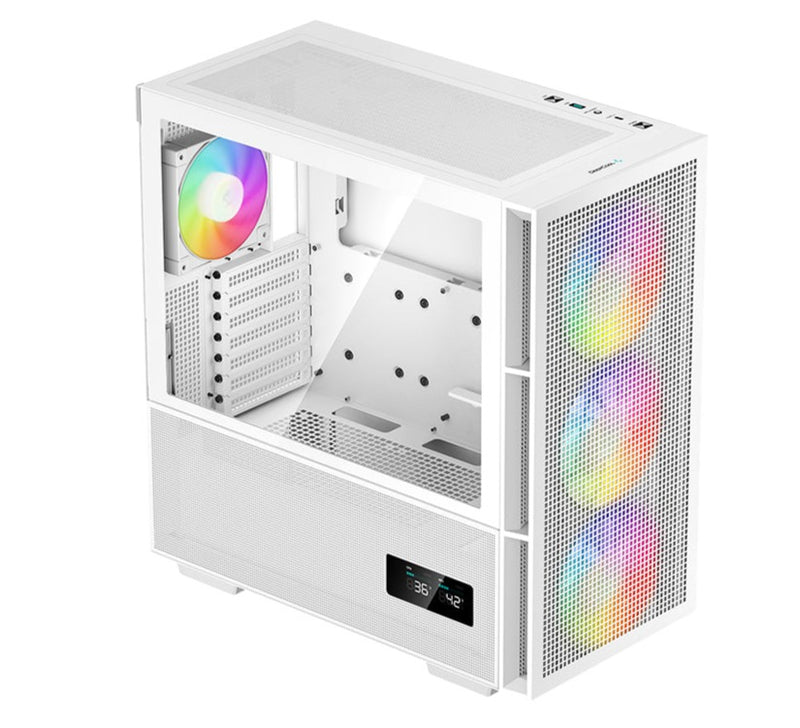 DeepCool CH560 MESH DIGITAL ATX chassis - White (with four ARGB FAN) 