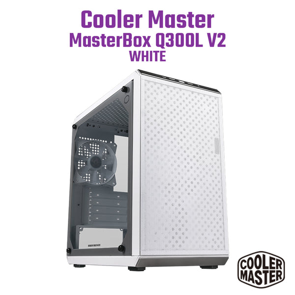 Cooler Master MasterBox Q300L V2 White 白色 Tempered Glass Micro-ATX Case