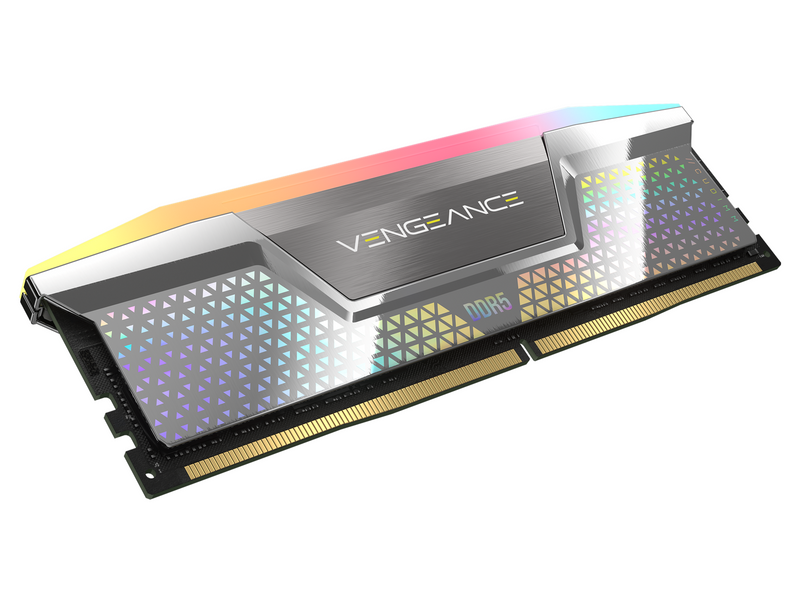 CORSAIR 48GB Kit (2x24GB) VENGEANCE RGB CUDIMM CMHC48GX5M2X8000C38 DDR5 8000MHz Memory