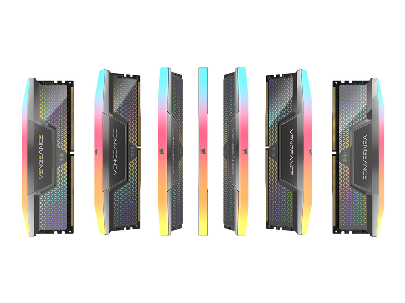 CORSAIR 48GB Kit (2x24GB) VENGEANCE RGB CUDIMM CMHC48GX5M2X8000C38 DDR5 8000MHz Memory