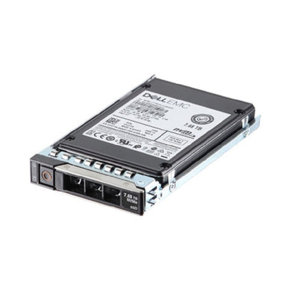 DELL 7.68TB Enterprise NVMe Read Intensive Drive U.2 Gen4 with Carrier P/N: 400-BKGU 