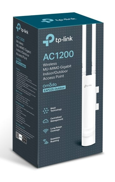 TP-Link EAP225-Outdoor AC1200 Wireless MU-MIMO Gigabit Indoor/Outdoor Access Point