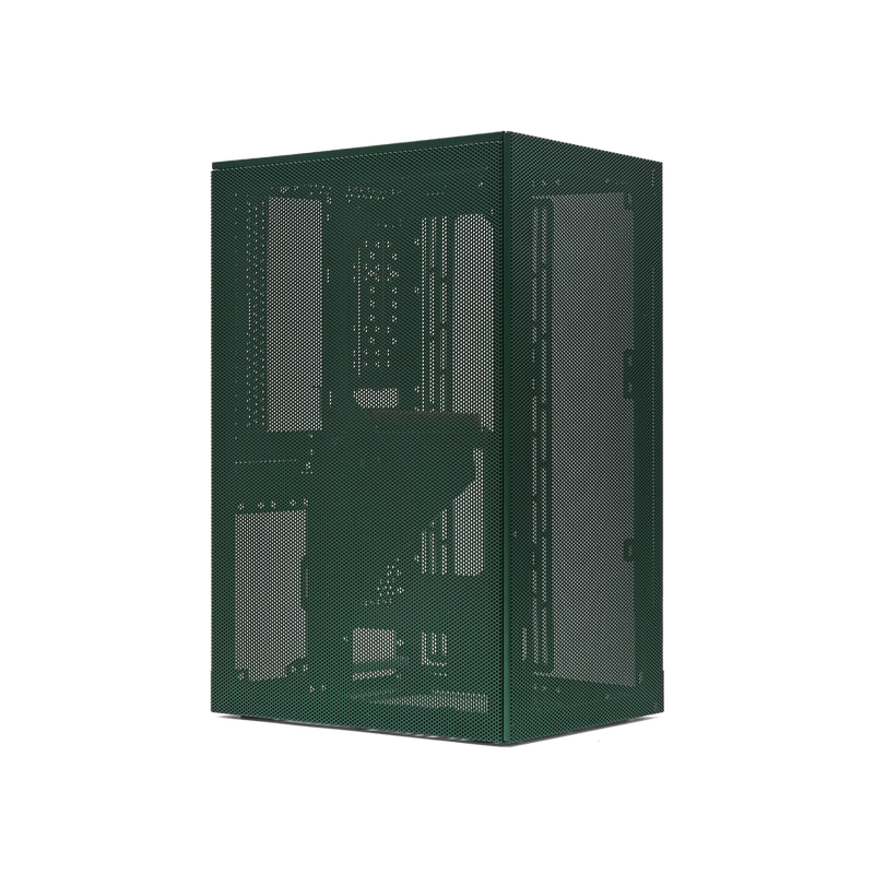 SSUPD Meshroom S V2 Sage Green Green Mini-ITX Case with PCIE 4.0 Riser Cable SU-C-MSRS-PI14-GN