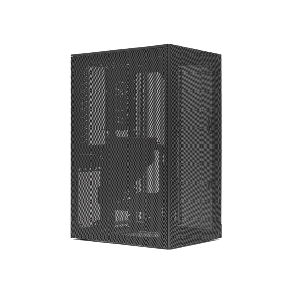 SSUPD Meshroom S V2 Fossil Gray Gray Mini-ITX Case with PCIE 4.0 Riser Cable SU-C-MSRS-PI14-GY