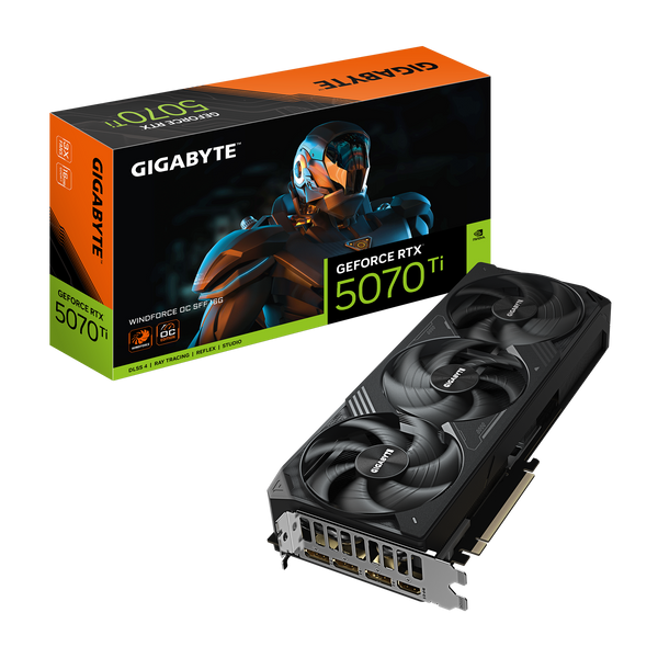 (預訂) GIGABYTE GeForce RTX 5070 Ti WINDFORCE OC 16GB GDDR7 GV-N507TWF3OC-16GD