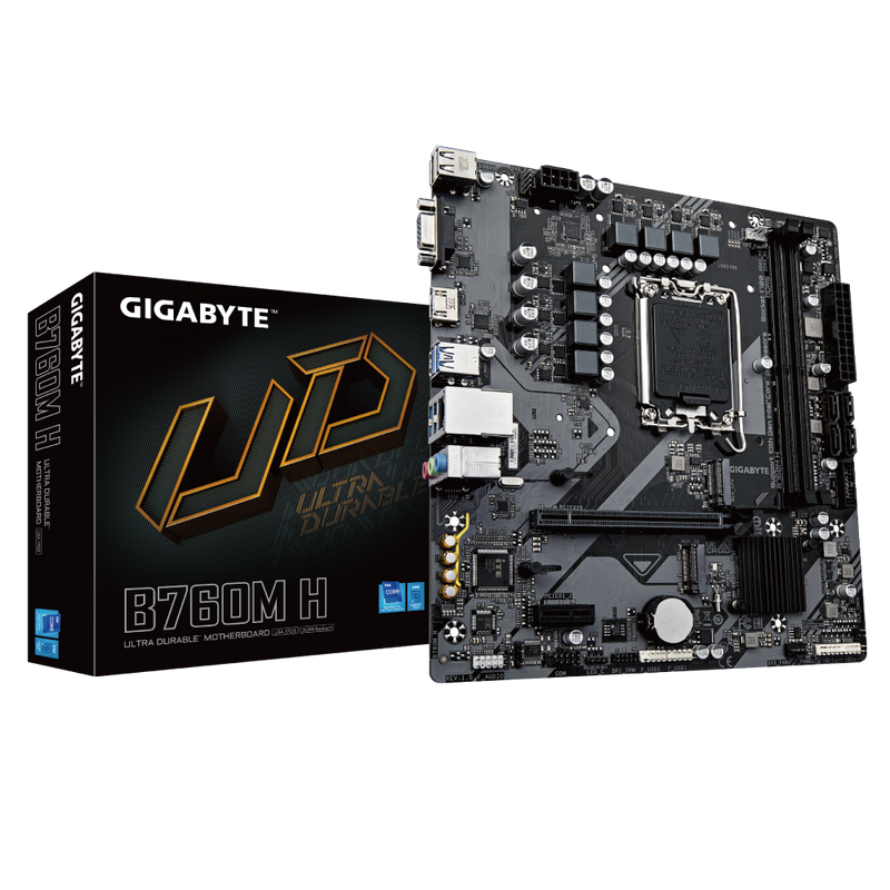 GIGABYTE B760M H DDR5,LGA 1700 mATX Motherboard