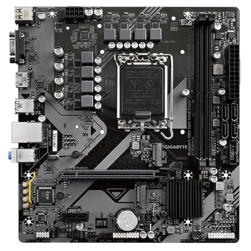 GIGABYTE B760M H DDR5,LGA 1700 mATX Motherboard