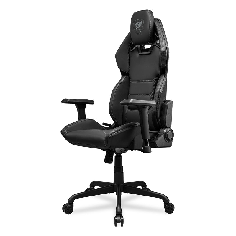 Cougar Hotrod Black Racing Style Glass Fiber Reinforced Plastic Shell Gaming Chair (Black) (Direct Delivery from Agent) 