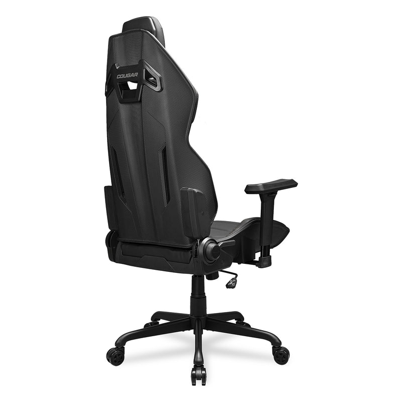 Cougar Hotrod Black Racing Style Glass Fiber Reinforced Plastic Shell Gaming Chair (Black) (Direct Delivery from Agent) 