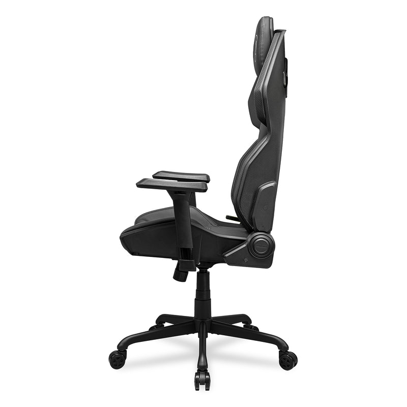 Cougar Hotrod Black Racing Style Glass Fiber Reinforced Plastic Shell Gaming Chair (Black) (Direct Delivery from Agent) 