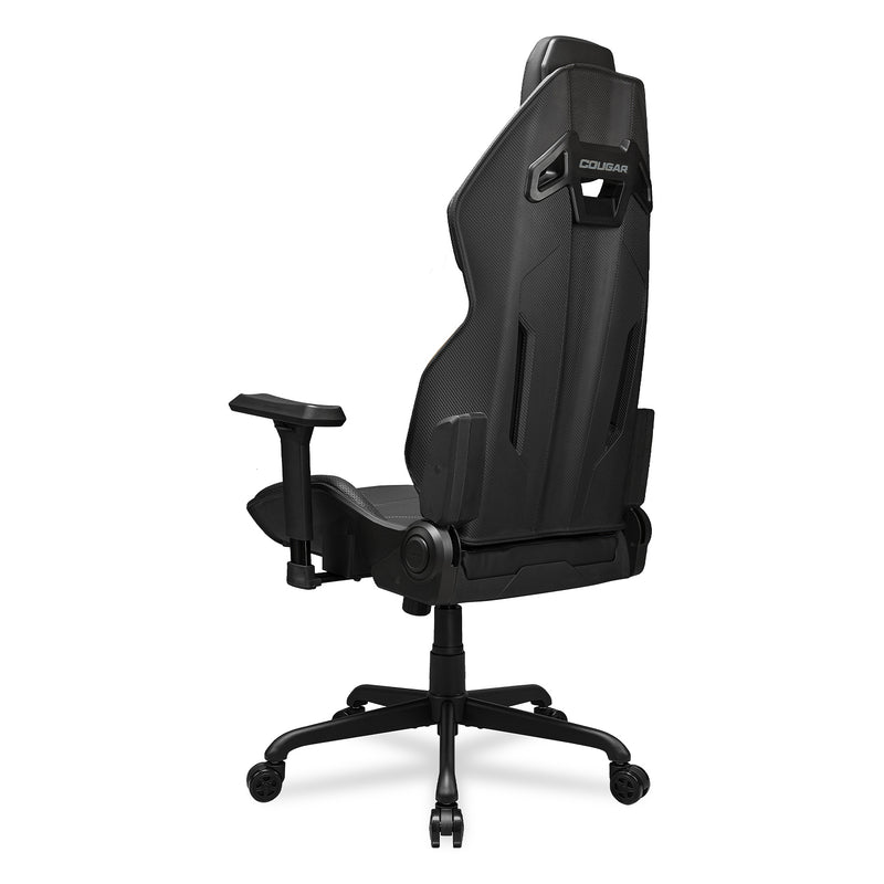 Cougar Hotrod Black Racing Style Glass Fiber Reinforced Plastic Shell Gaming Chair (Black) (Direct Delivery from Agent) 