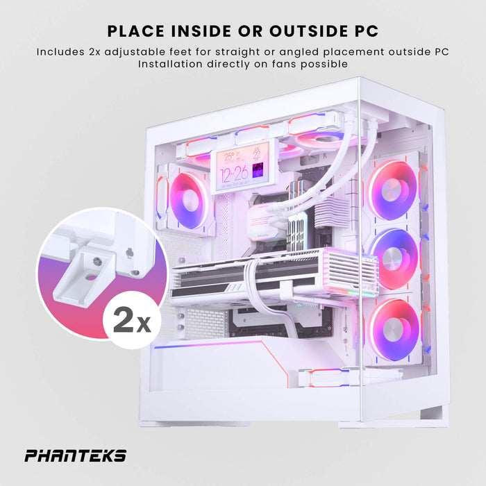 Phanteks 5.5” Hi-Res Universal LCD Display White PH-HRLCD_WT01