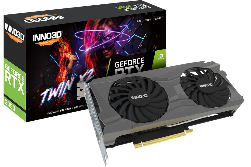 INNO3D GeForce RTX 3050 TWIN X2 8GB GDDR6 