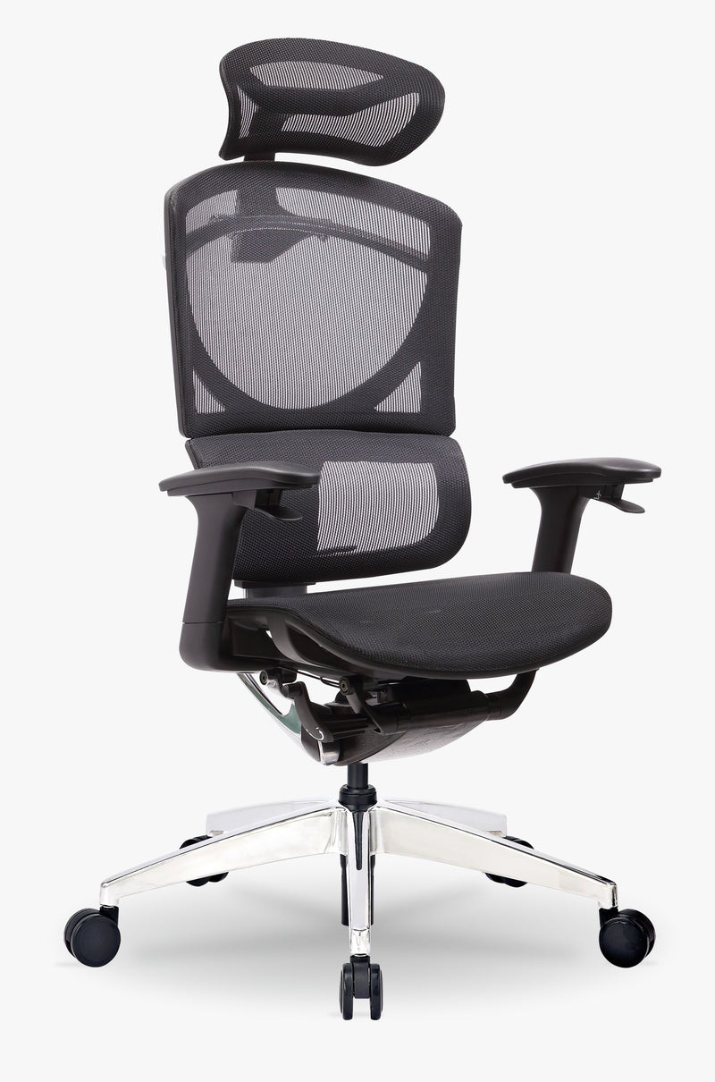 GTChair ISEE-X 人體工學辦公網椅 - Black 黑色