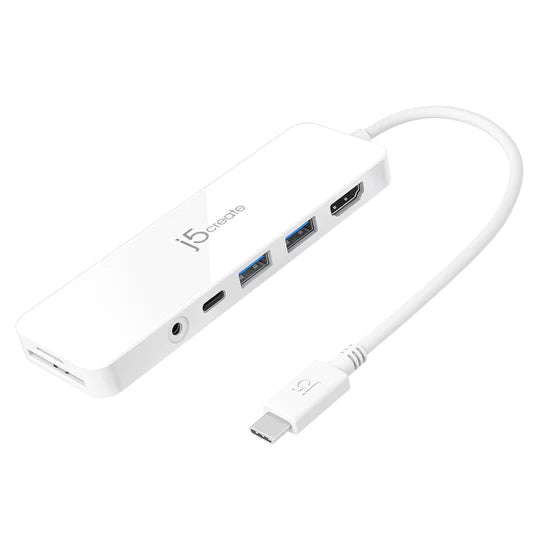 j5create USB-C 7合1多功能擴充集線器 - UH-JCD373