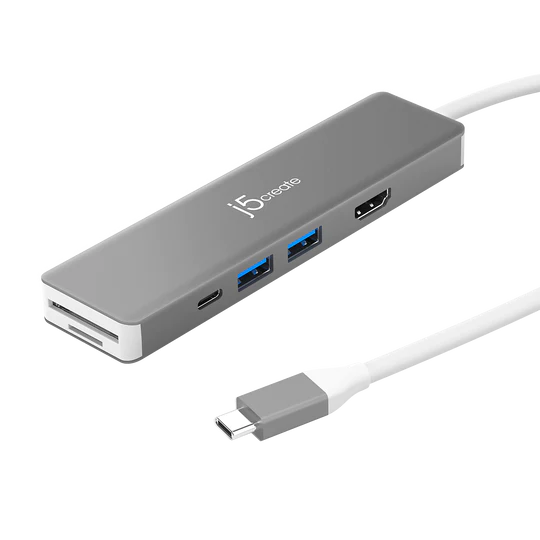 j5create USB-C Gen2二代超高速7合1擴充集線器 - UH-JCD390