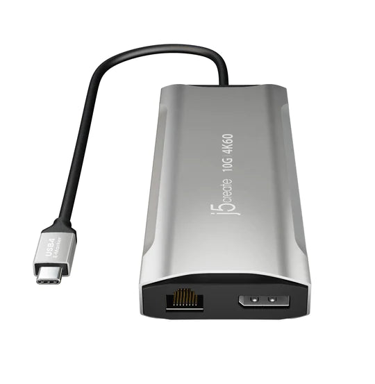 j5create USB-C MST 4K三螢幕 Gen2 多功能擴充集線器 - UH-JCD397