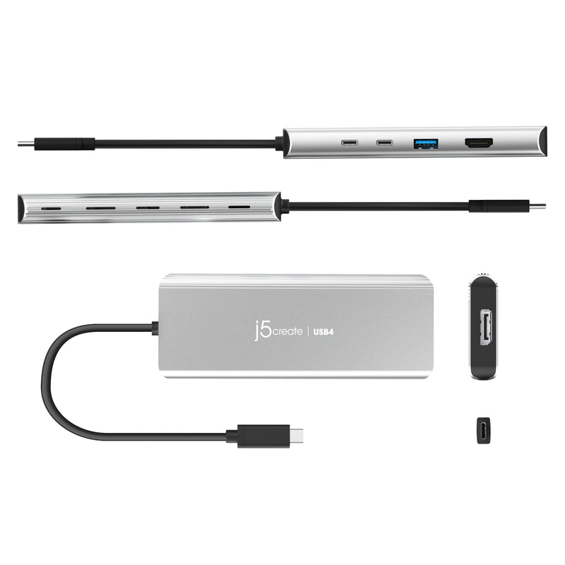 j5create USB4 Dual 4K Multi-Port Hub - UH-JCD401