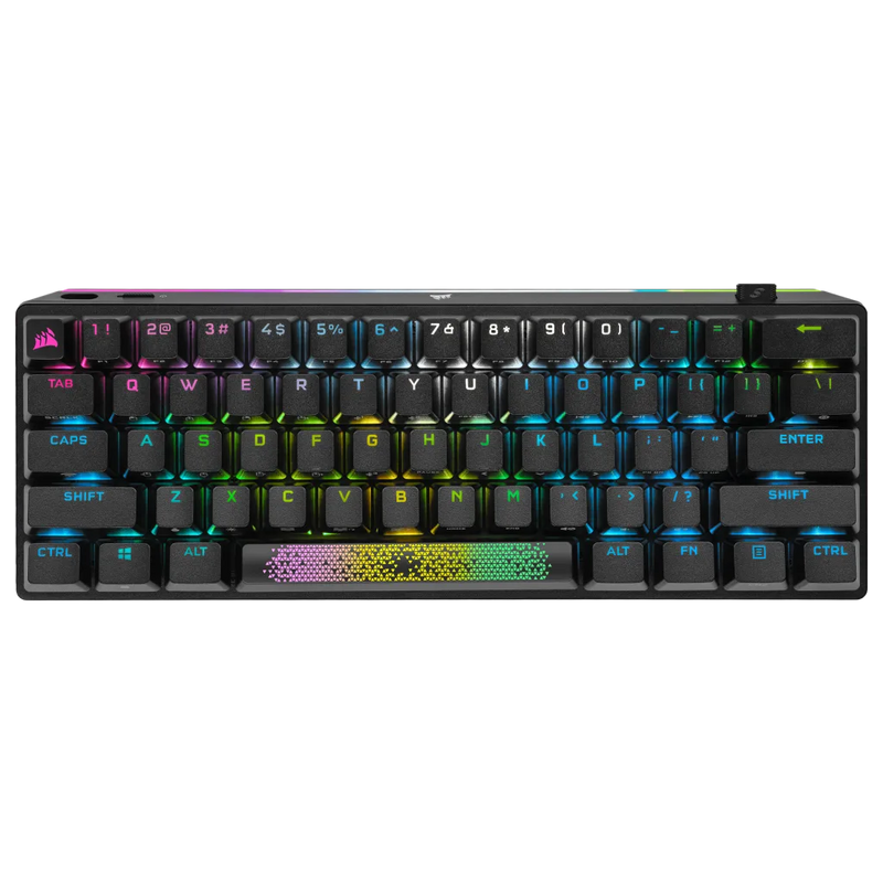 [CORSAIR May Esports Product Discount] Corsair K70 PRO MINI WIRELESS 60% Mechanical CHERRY MX Speed ​​Switch Keyboard with RGB Backlighting - Black CH-9189014-NA 