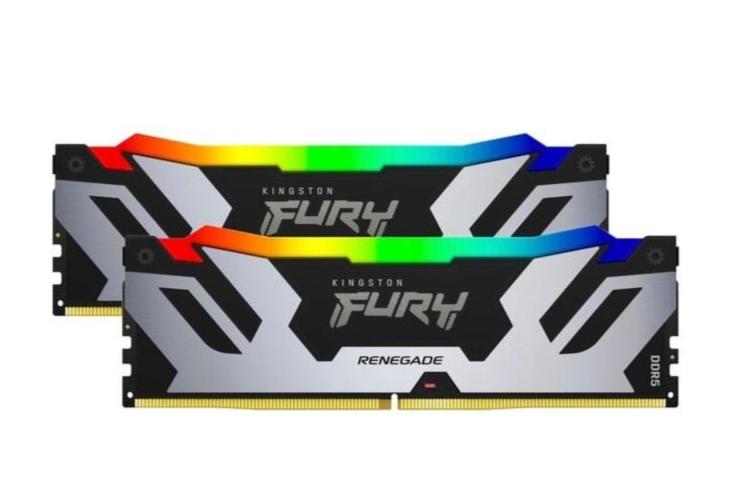 Kingston 32GB Kit (2x16GB) KF576C38RSAK2-32 Fury Renegade RGB Black 黑色 DDR5-7600MHz Memory