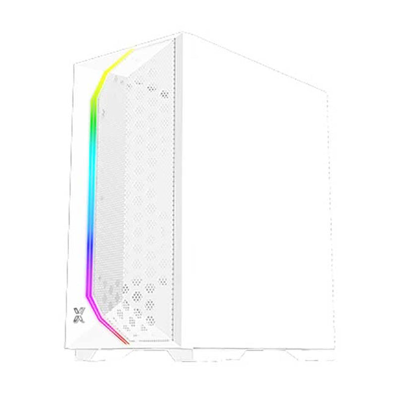 XIGMATEK Gemini II White 白色 Tempered Glass Micro-ATX Case (CA-GEMI2WH)