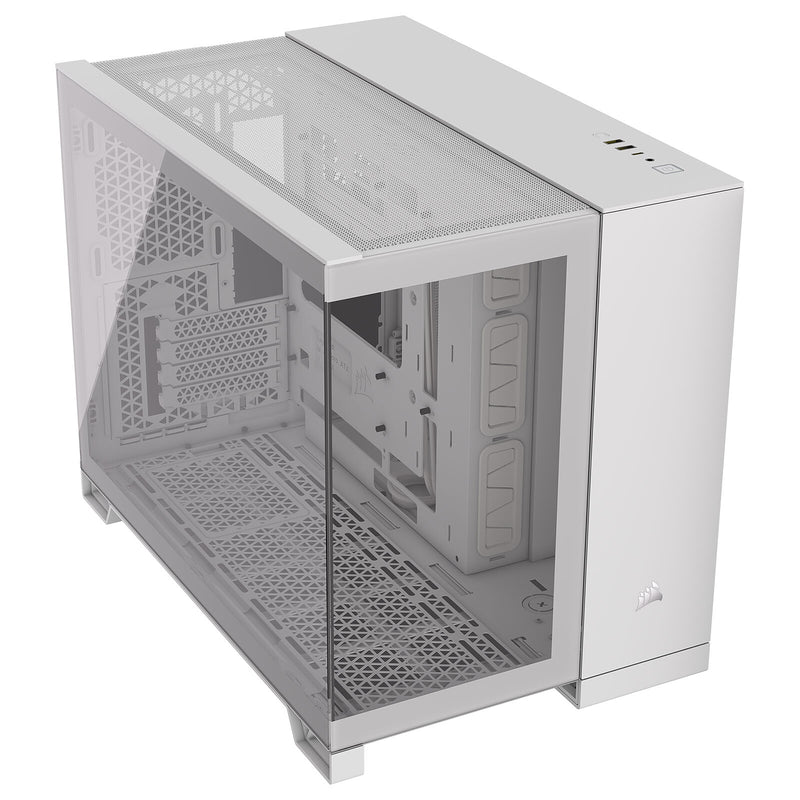 Corsair 2500X Mid-Tower Dual Chamber White 白色無立柱全景 Mid-Tower PC Case CC-9011266-WW