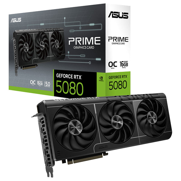 (現貨) ASUS PRIME GeForce RTX 5080 OC 16GB GDDR7 PRIME-RTX5080-O16G-GAMING (DI-E5080R1)