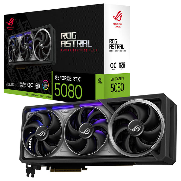 (小量現貨) ASUS ROG ASTRAL GeForce RTX 5080 OC 16GB GDDR7 ROG-ASTRAL-RTX5080-O16G-GAMING (DI-E5080A1)