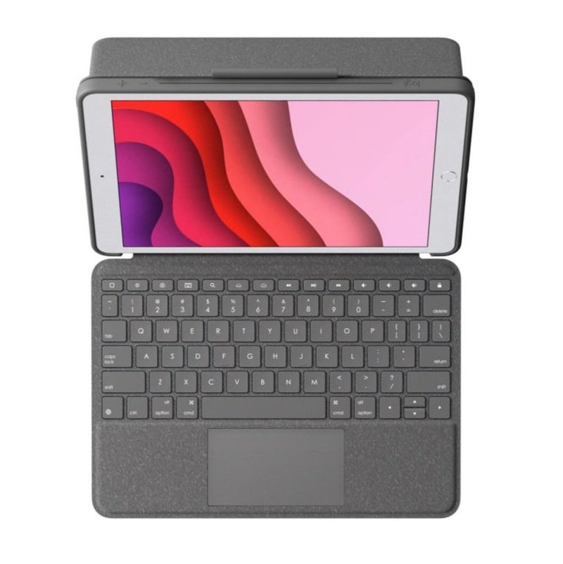 Logitech Combo Touch 鍵盤護殼配備觸控板(iPad 10.2" 第 7、8、9 代用) 920-009726 原裝行貨