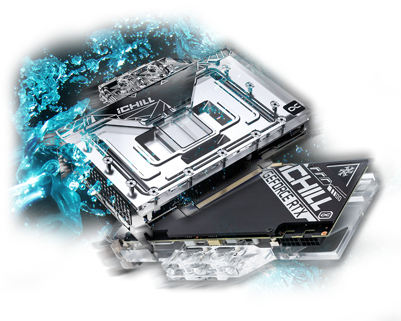 INNO3D GeForce RTX 4080 Super ICHILL Frostbite 16GB GDDR6X C408S-166XX-1870FB