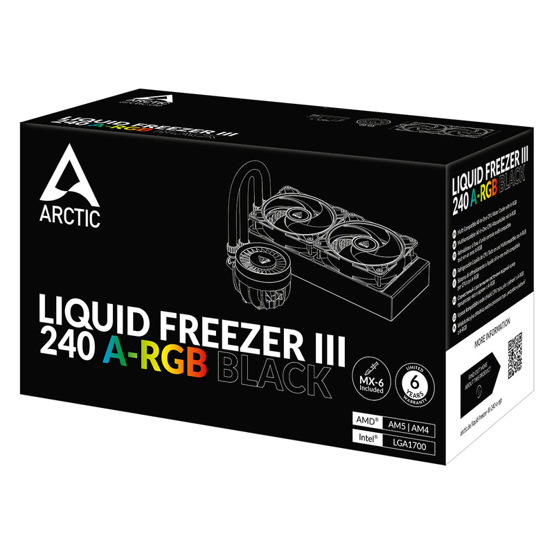 [Latest Product] ARCTIC Liquid Freezer III 240 ARGB Liquid CPU Cooler 