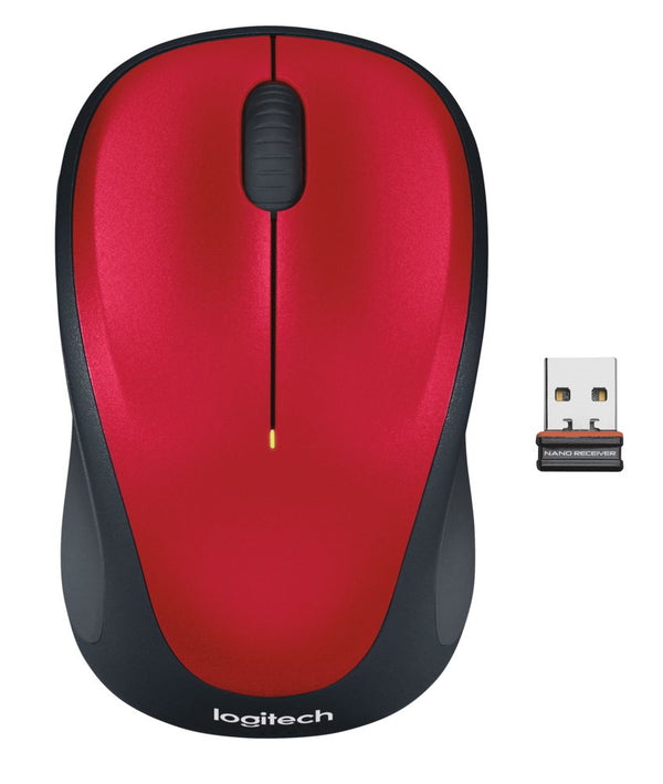 Logitech M235 Wireless Mouse 無線光學滑鼠 - Red 紅色 910-007130 原裝行貨