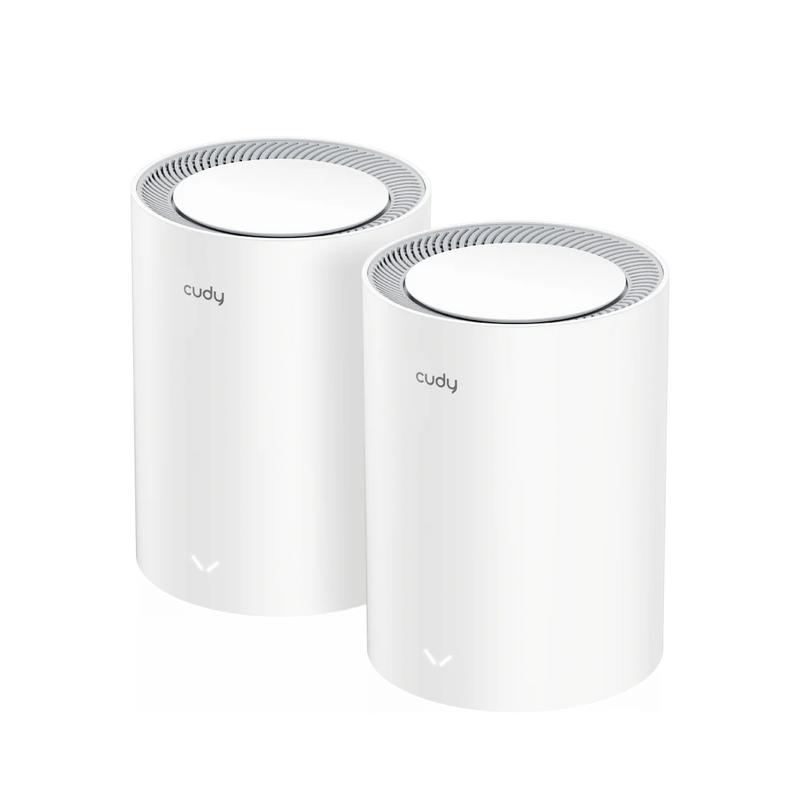 Cudy M3000-2P AX3000 2.5G Dual Band Wi-Fi 6 Mesh System - White (2-pack) 