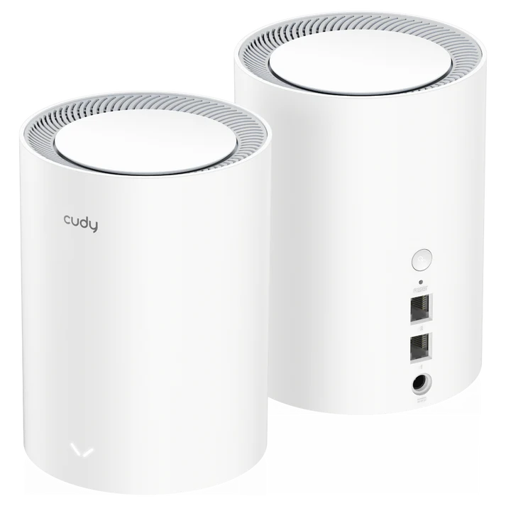 Cudy M3000-2P AX3000 2.5G Dual Band Wi-Fi 6 Mesh System - White (2-pack) 