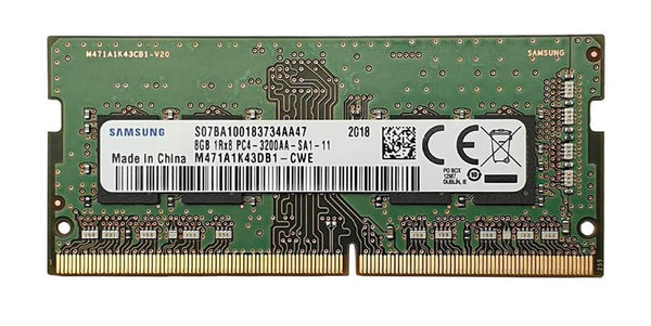 Samsung DDR4 SODIMM 8GB DDR4 3200MHz M471A1K43DB1-CWE Memory