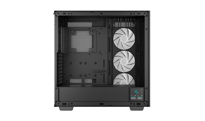 Deepcool MORPHEUS Tempered Glass Black (Dual Instant Digital Display) E-ATX Case 