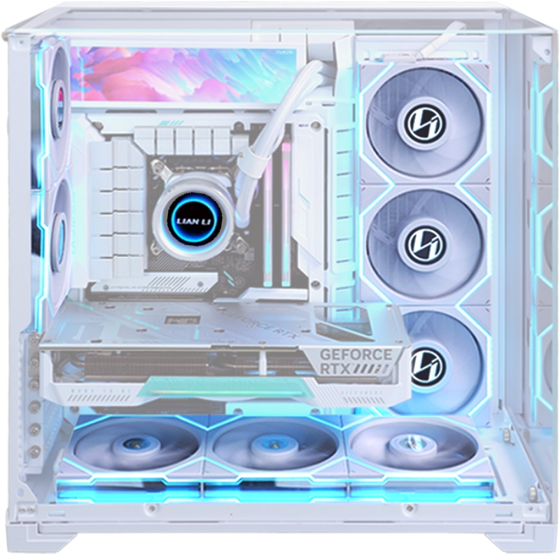 LIAN LI O11 Vision Compact WHITE 白色 ATX Mid-Tower Case PC-O11VPW