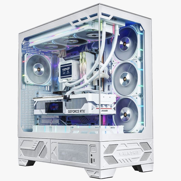 VALKYRIE VK03 LITE White 白色 ATX Case (270度全視線無柱設計)